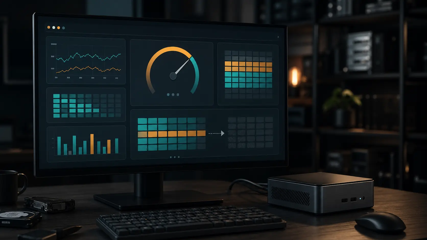 Local monitoring dashboard showing database storage being reclaimed in bounded batches
